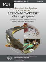 Clarias gariepinus Aquaculture Guide | PDF | Aquaculture | Fish