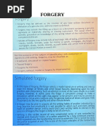 Lecture 3.1 - .Forgery and Its Types | PDF | Forgery | Signature