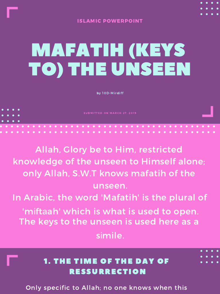 Islamic Insights on the Unseen | PDF | God In Islam | Knowledge