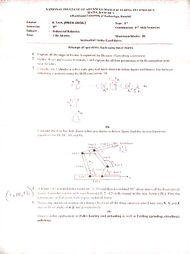 2nd Mid-Sem (2024) | PDF