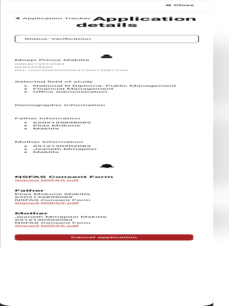 Track Application | PDF