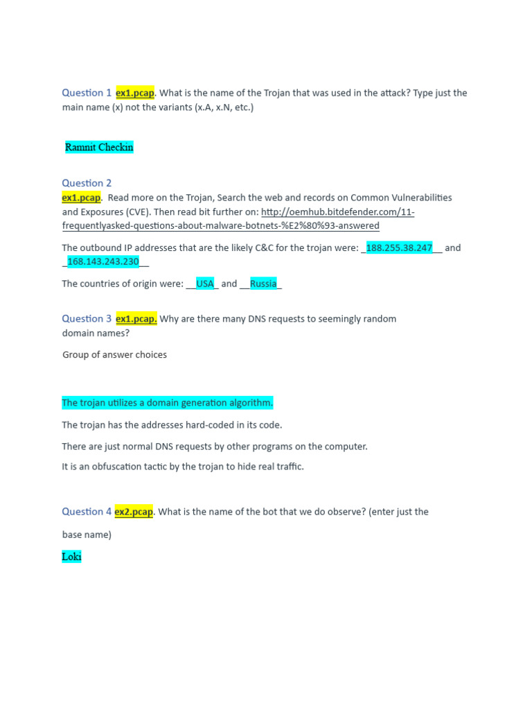 Lab1 Traffic Analysis Pdf