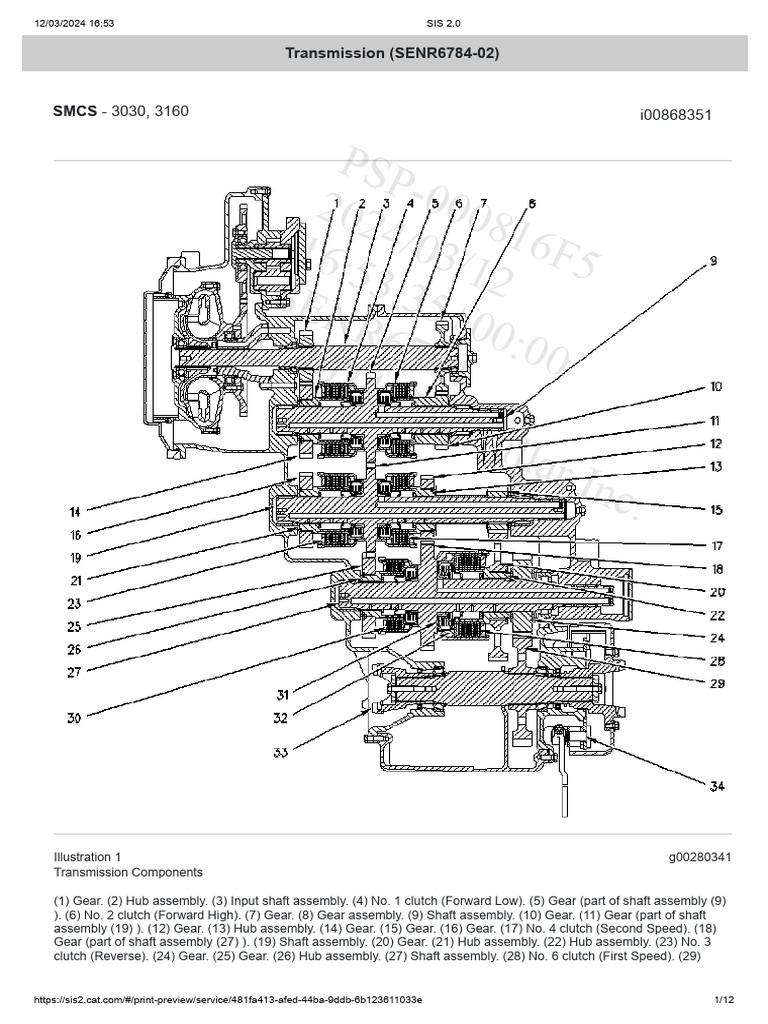 Transmission Components and Operation Guide | PDF | Clutch | Gear