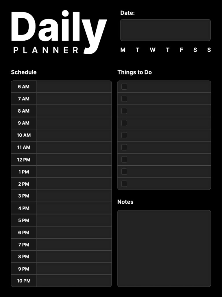 Free Daily Planner-1 | PDF