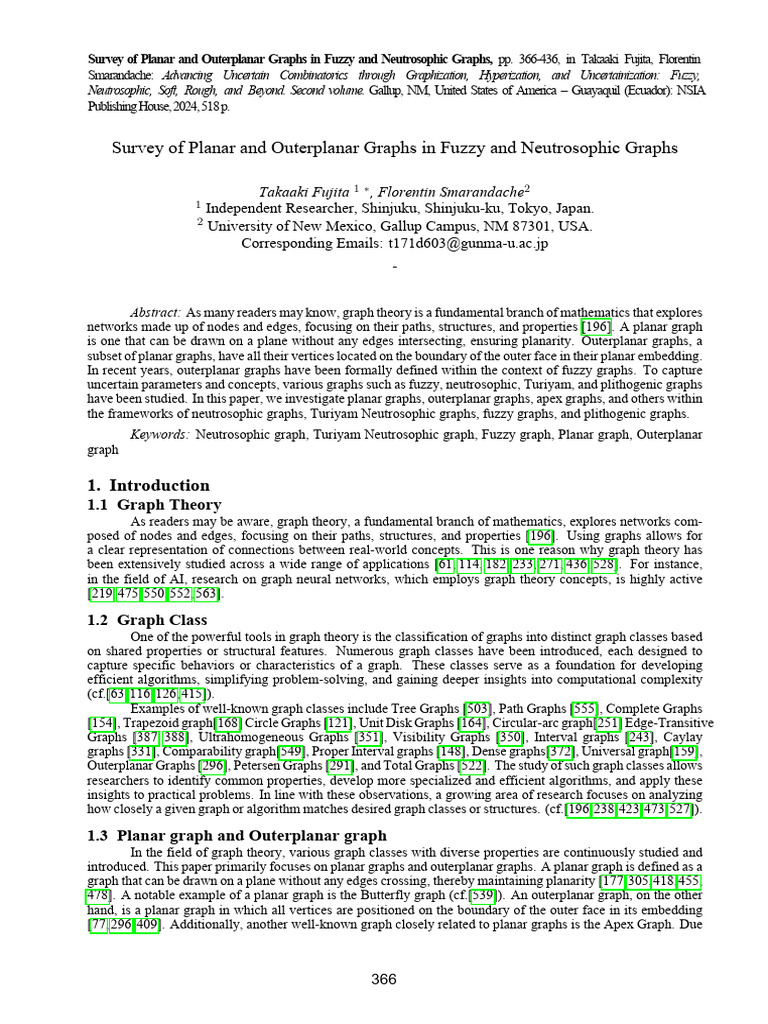 Survey of planar and outerplanar graphs in fuzzy and neutrosophic