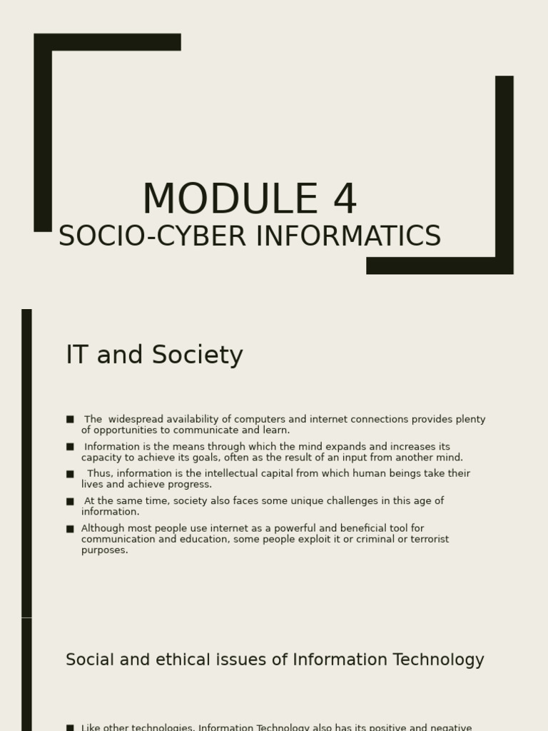 Socio-Cyber Informatics: IT & Society Issues | PDF | Malware | Phishing