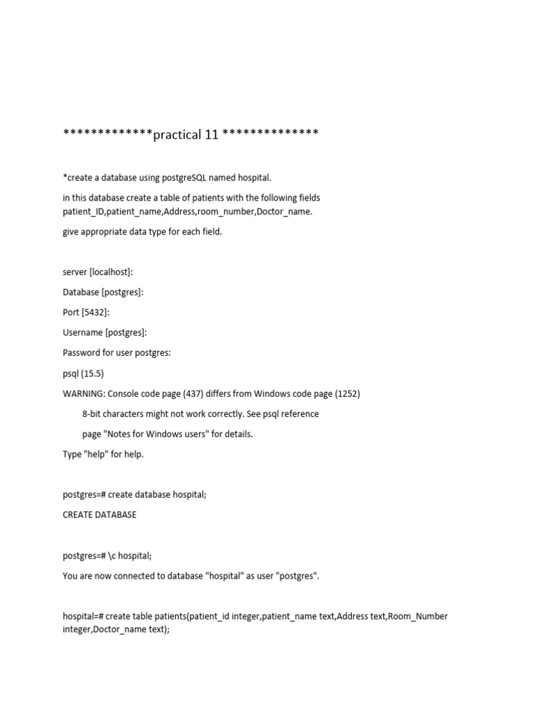 Practical 11 | PDF