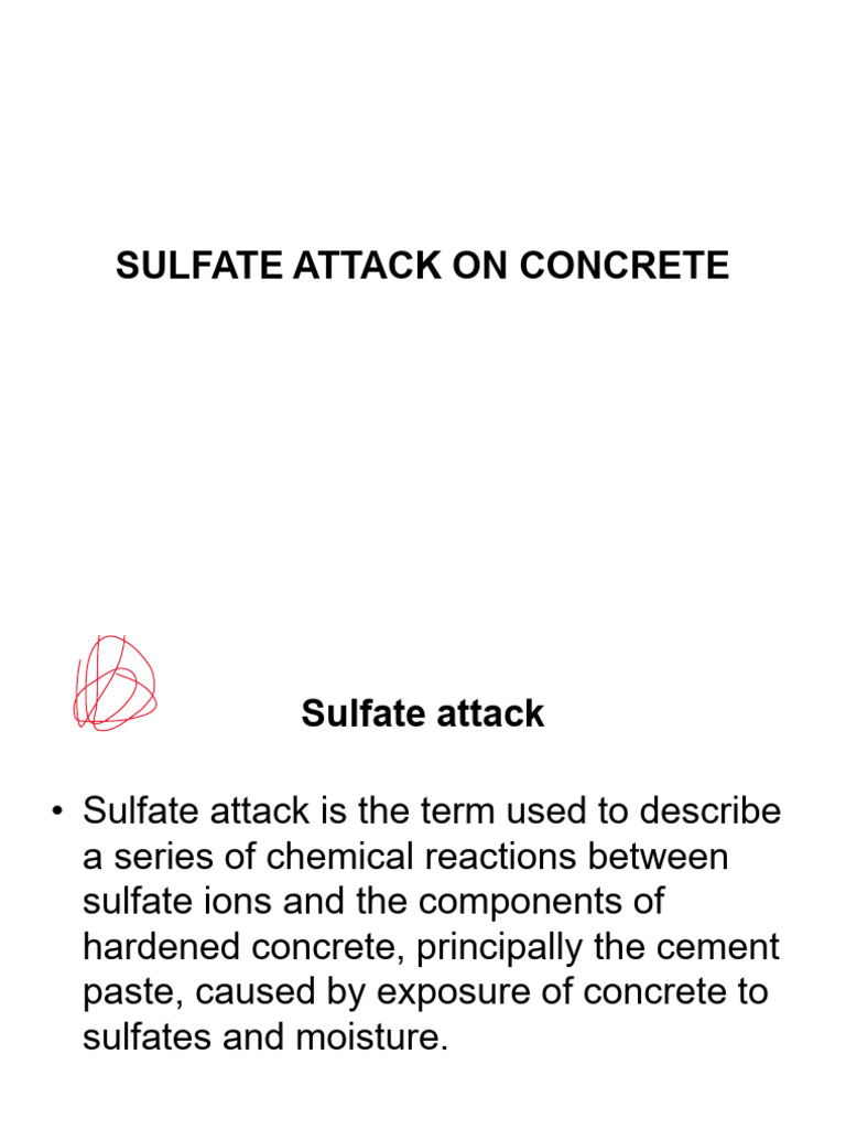 Understanding Sulfate Attack on Concrete | PDF | Chemical Compounds ...