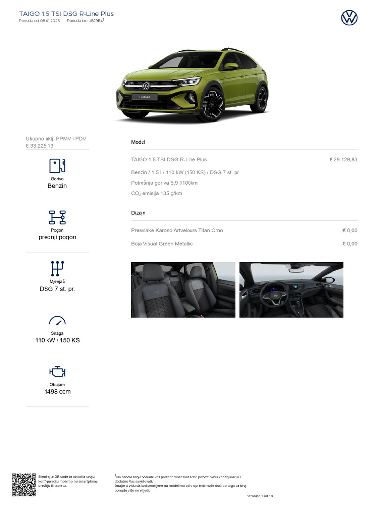 Vw Taigo Preisliste Pdf