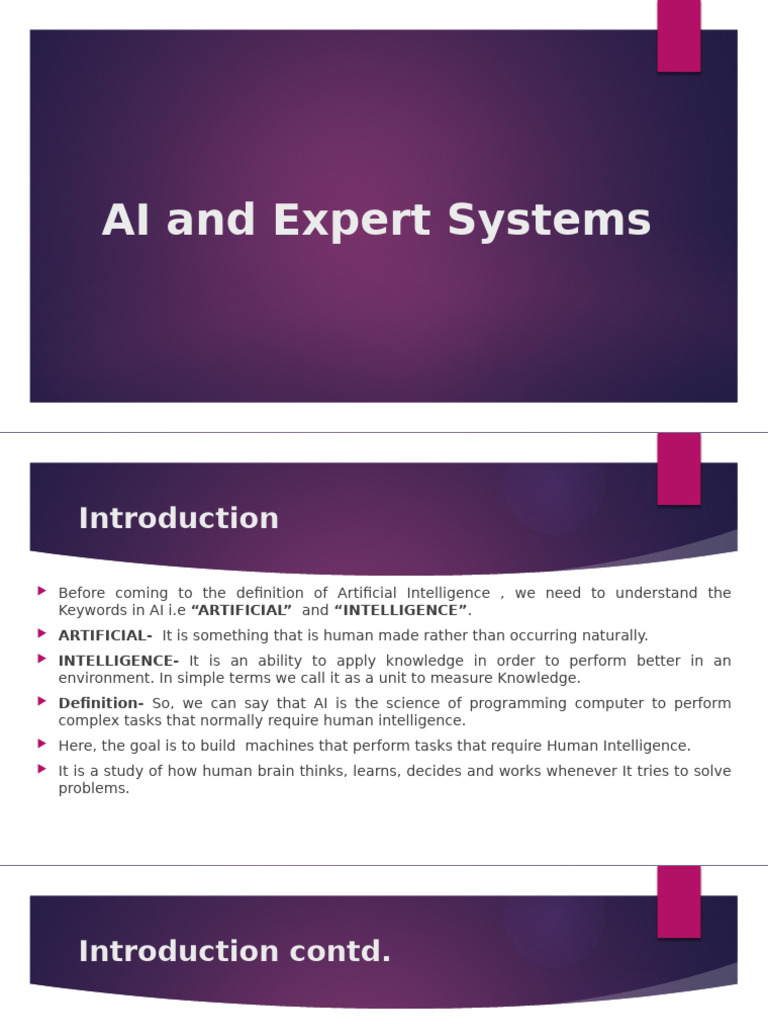 Understanding Expert AI 4.0 | PDF | Artificial Intelligence ...