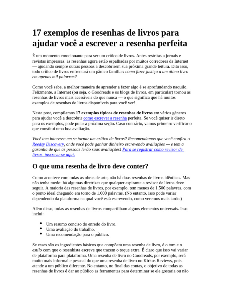 Exemplos de Resenhas de Livros | PDF | Transgênero | Estudos LGBTQIA+