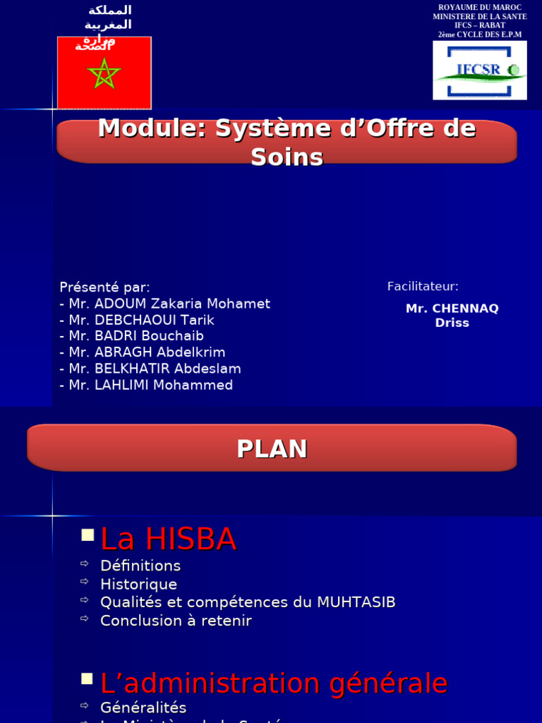 La Hisba et le rôle du Muhtasib | PDF | Politique de santé