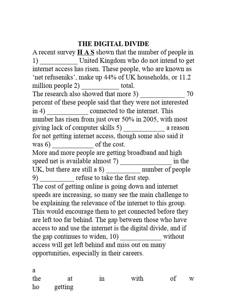 Understanding the UK's Digital Divide | PDF