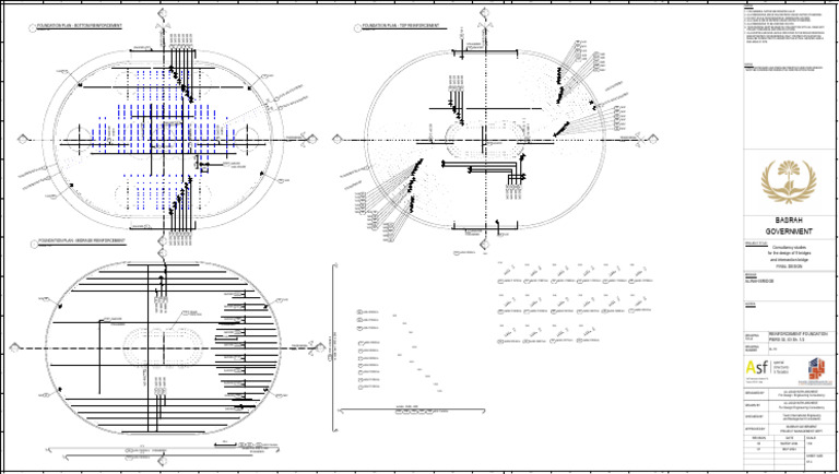 Bridge Foundation Reinforcement Plan | PDF