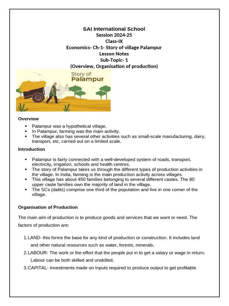 Lesson Notes 1 | PDF
