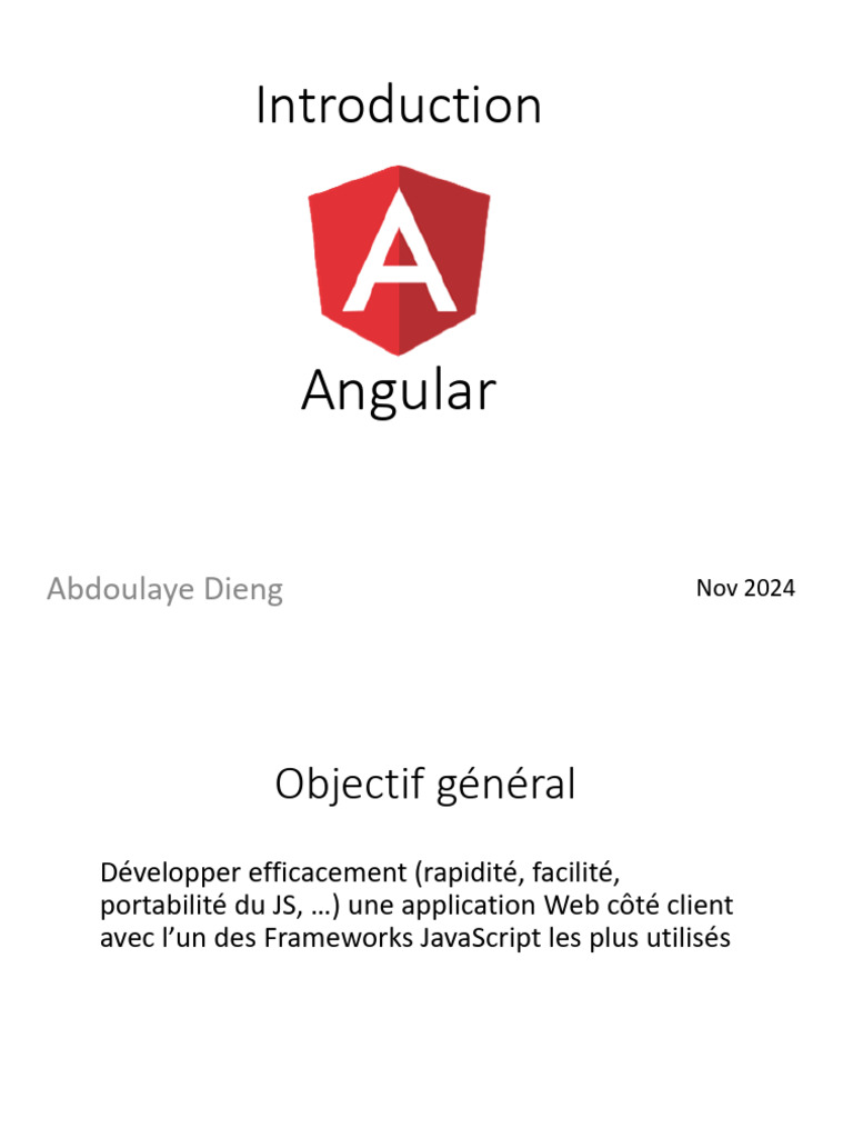 Développement d'une App Angular JS | PDF | JavaScript | Internet