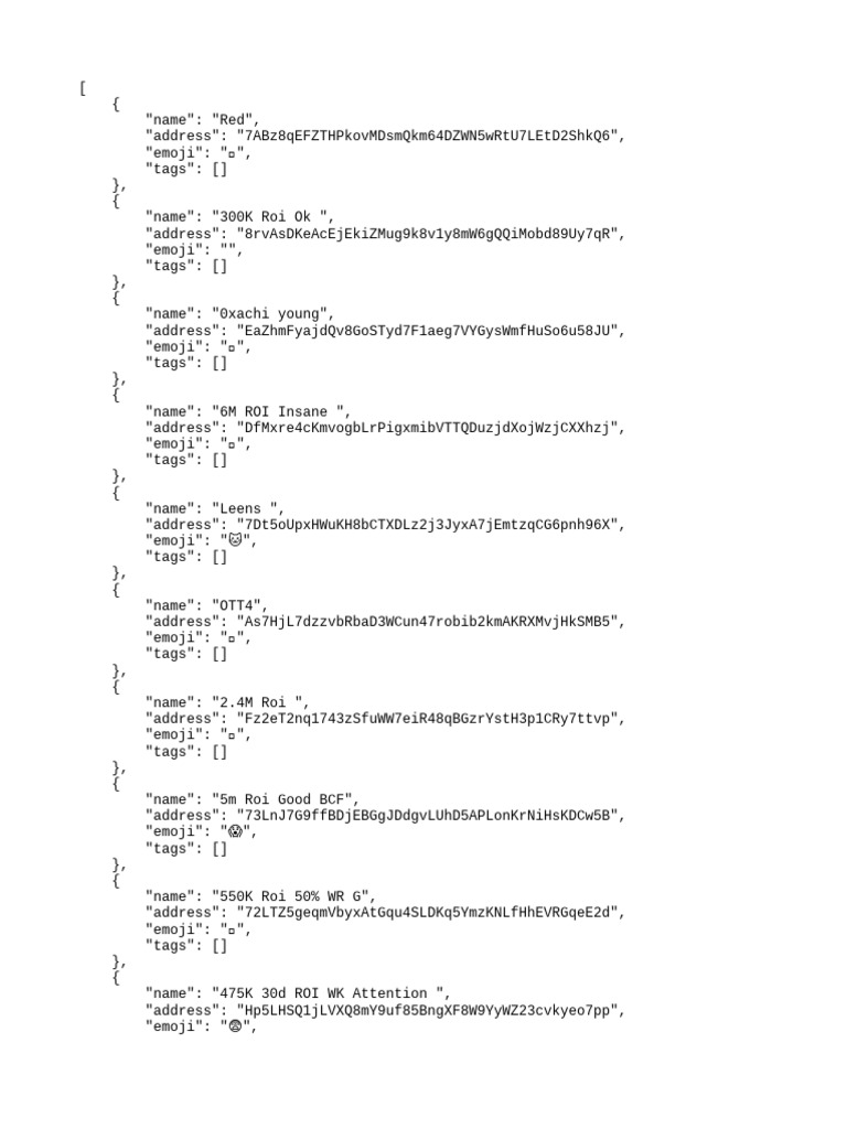 Exported Wallets Tracker | PDF