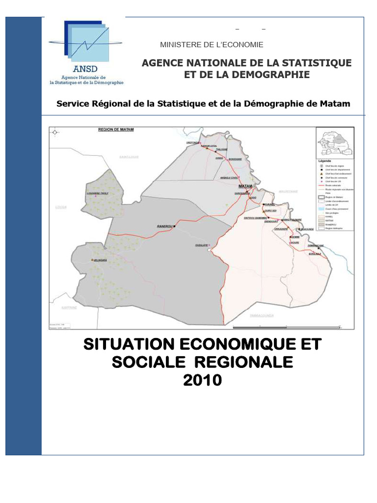 Situation Économique et Sociale à Matam 2010 | PDF