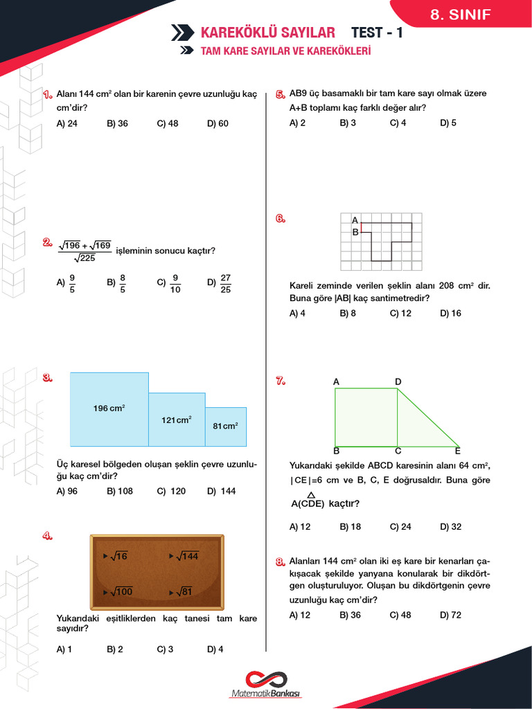 Tam Kare Sayilar Ve Karakokleri | PDF