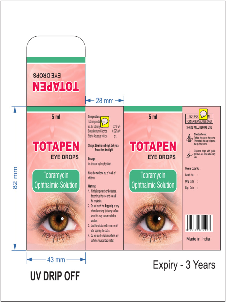 Totapen 5 Ml Drops Box[1] (1) (1) | PDF