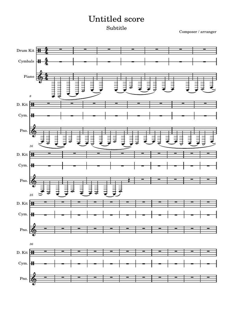Untitled Score: Subtitle | PDF