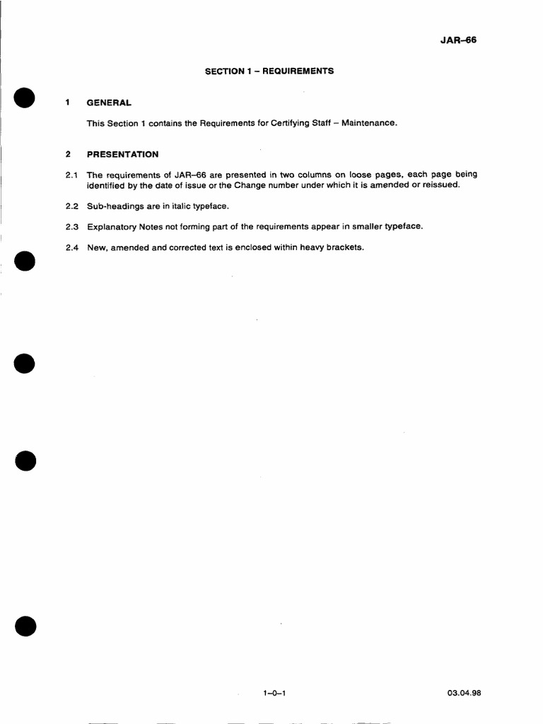 JAR-66 Certifying Staff Requirements | PDF | Aviation