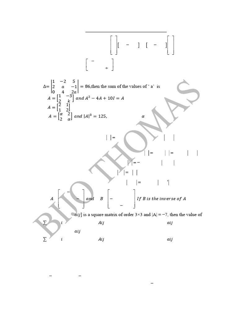 Shila Roshan - 1 Markers Matrices | PDF | Matrix (Mathematics ...