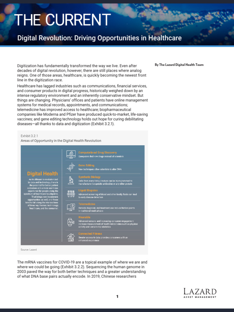 Digital Revolution_ Driving Opportunities in Healthcare | PDF ...