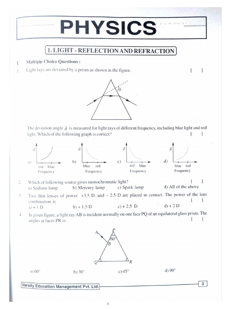 Physics VI | PDF