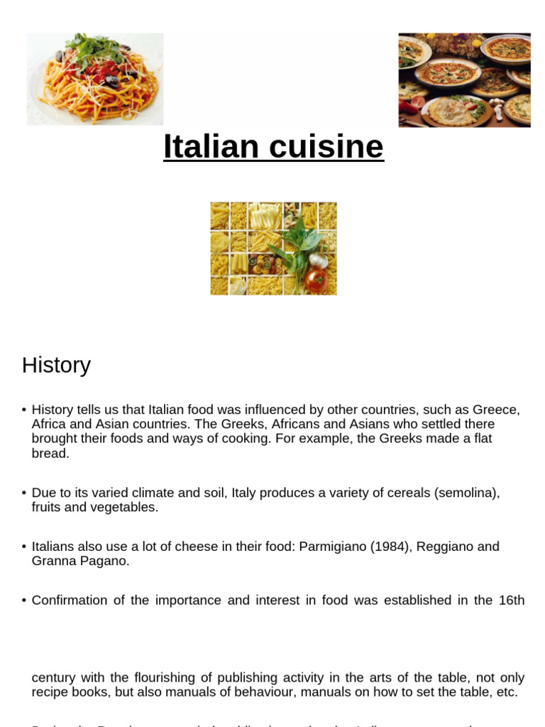 Italian Cuisine | PDF | Volcano | Italy