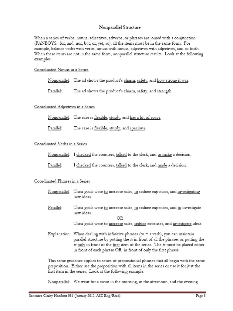 Parallel_A_or_B_practice_1 | PDF | Verb | Adjective