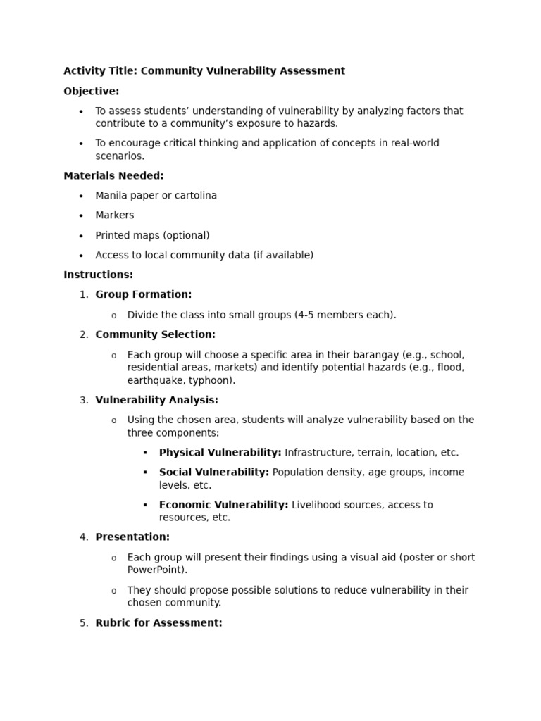 Vulnerability Assessment | PDF