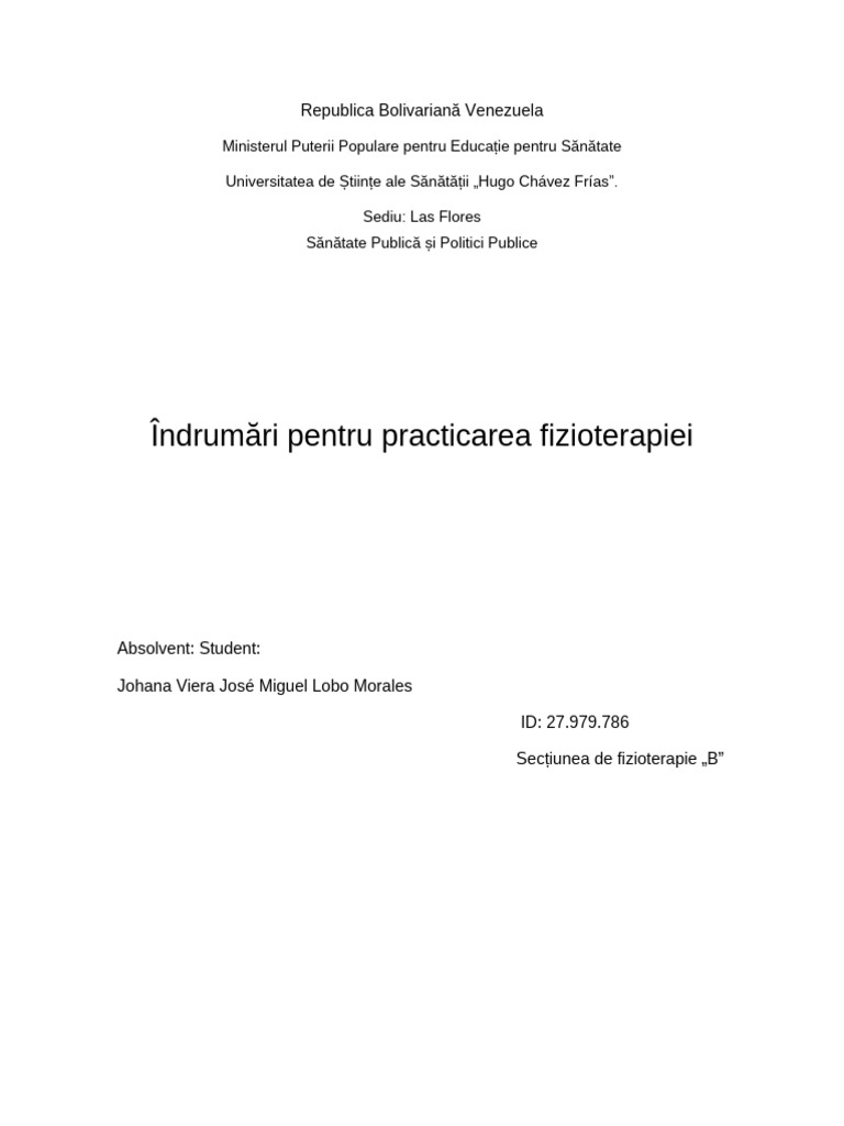 Orientare Către Practica Fizioterapiei | PDF