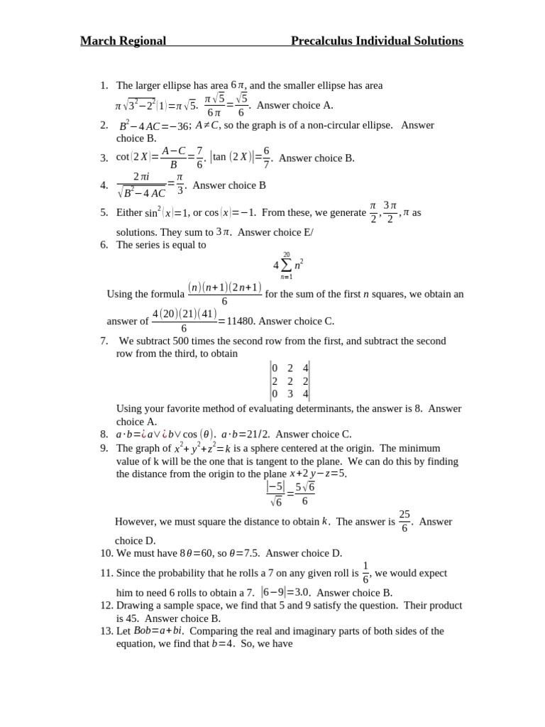8861 S - 2016 March Individual Solutions | PDF | Geometry | Mathematics