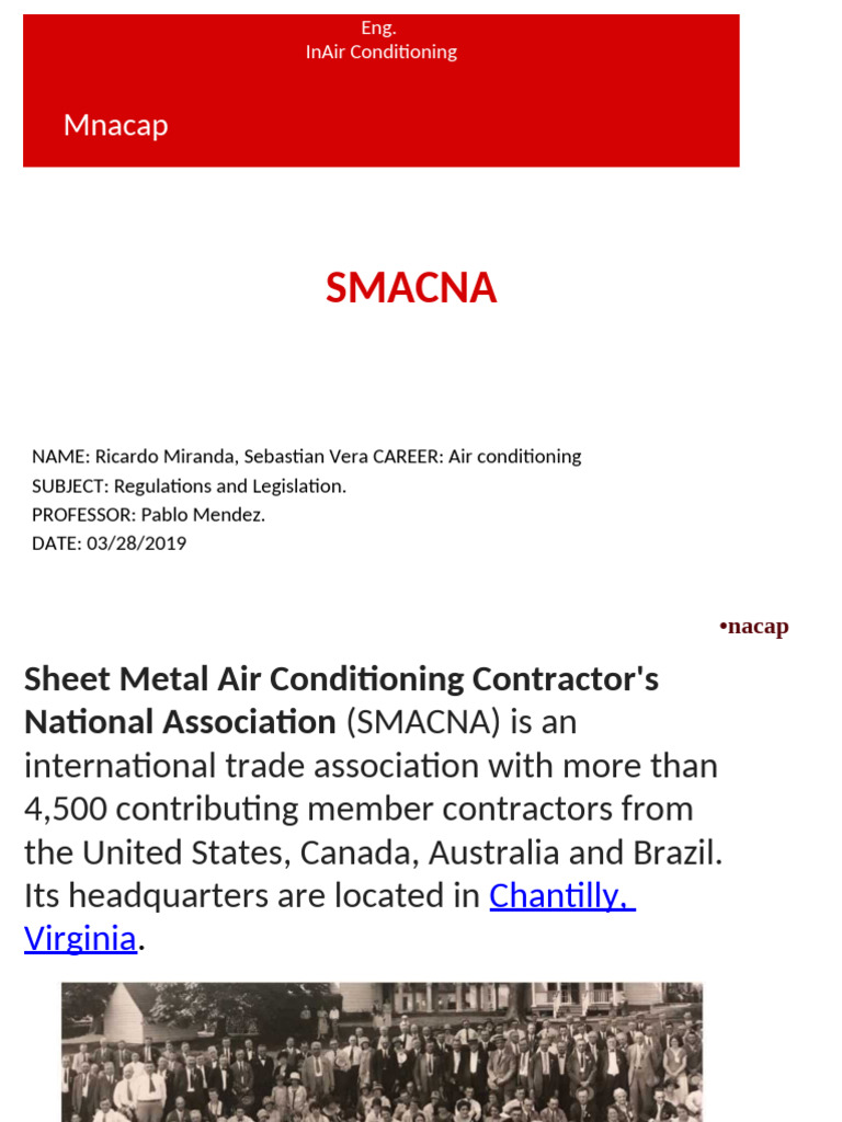 SMACNA Standards for HVAC Systems | PDF | Duct (Flow) | Building Materials
