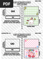 (Free) DIY Switch Template (Character #1) (Black & White + Color) | PDF