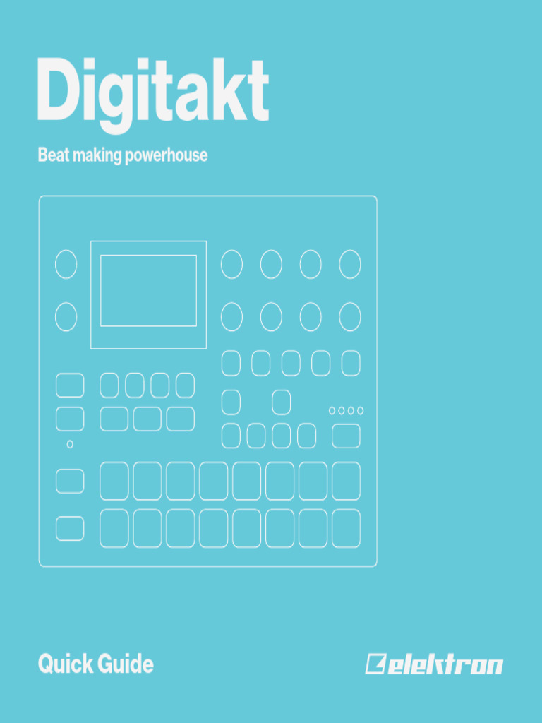 Digitakt Quick Guide ENG | PDF | Electrical Engineering | Electronics