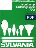 Sylvania 1977 Large Lamp Ordering Guide
