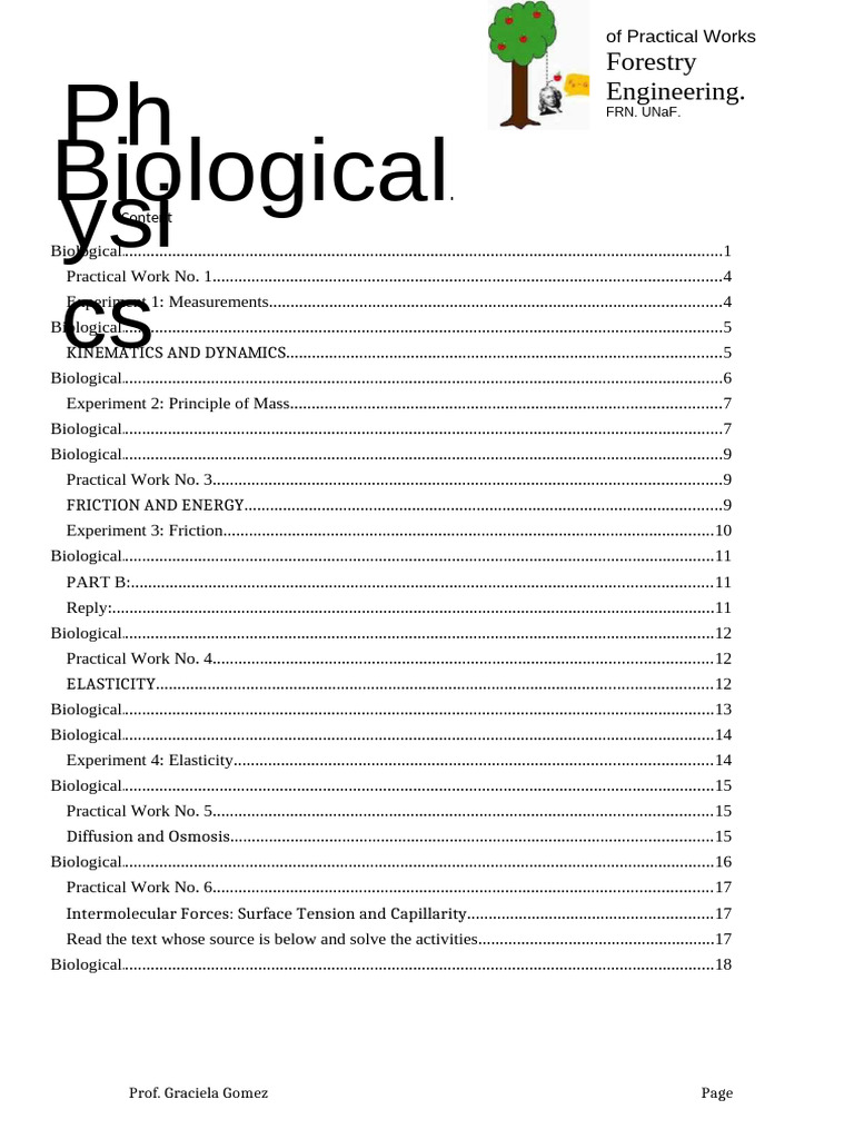 Physics Exercises Pdf Force Osmosis