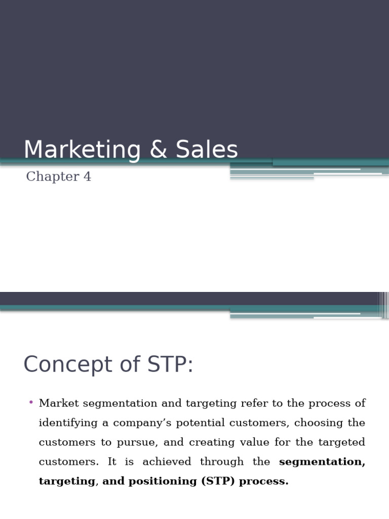 Marketing & Sales | PDF | Market Segmentation | Marketing