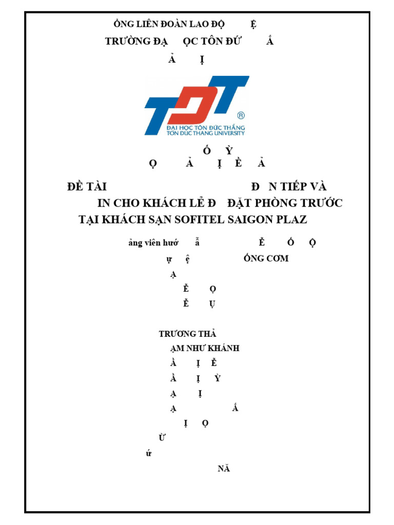 Quản trị tiền sảnh_Trống Cơm_BÁO CÁO CUỐI KỲ | PDF