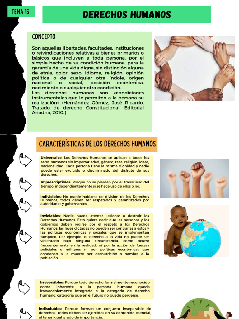 Características y Evolución de Derechos Humanos | PDF | Derechos ...