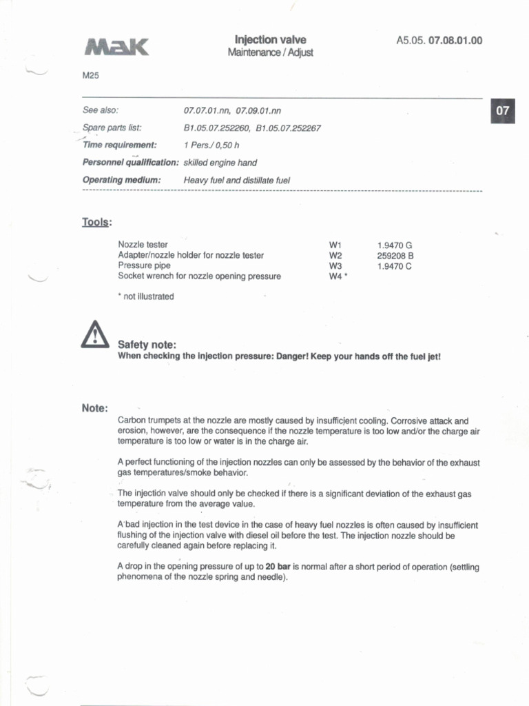 Injectors - Disassembly | PDF
