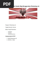 Download Cara Membuat Header Blog Menggunakan Photoshop Cs3 by imans06 SN82243047 doc pdf