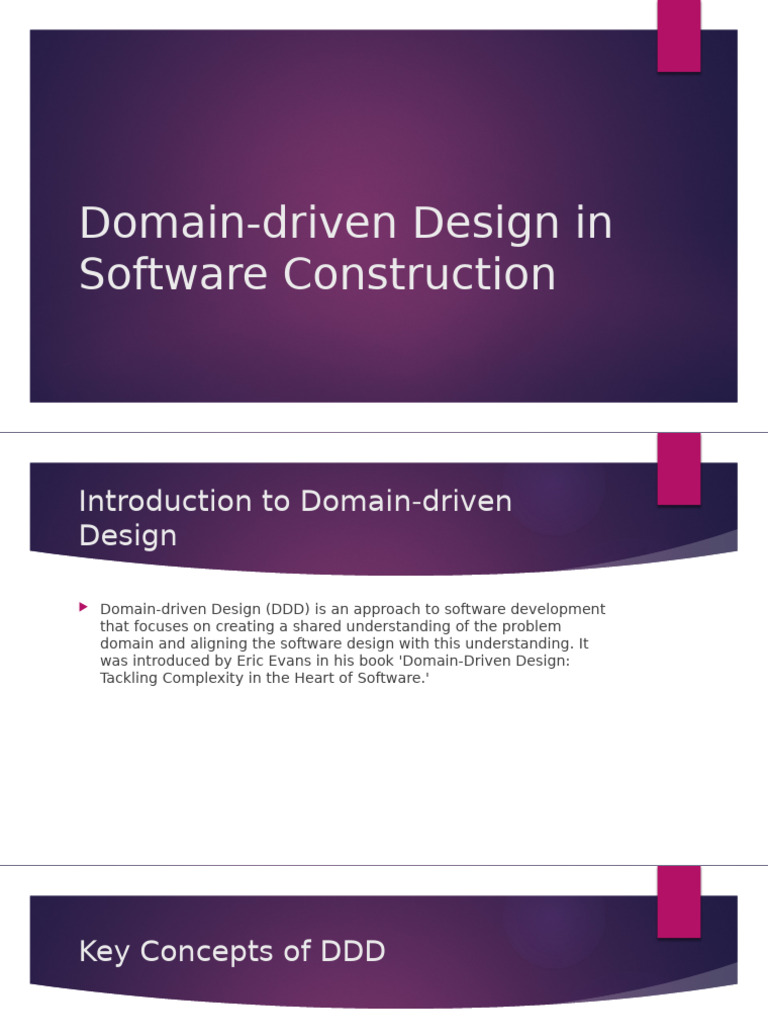 Domain-Driven Design in Software Construction | PDF | Software ...