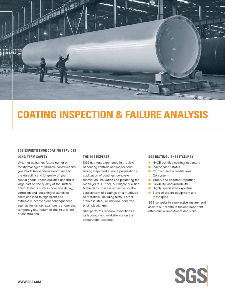 SGS IND Wind Coating INS Failure A4 EN 10 | PDF | Coating | Mechanical ...