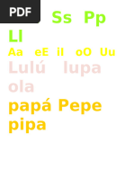 Actividades de lectura con M P L S | PDF