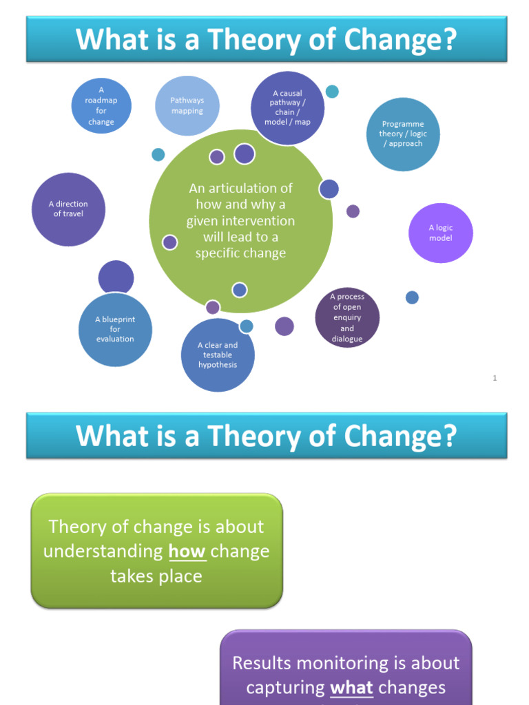 Understanding Theory of Change Concepts | PDF