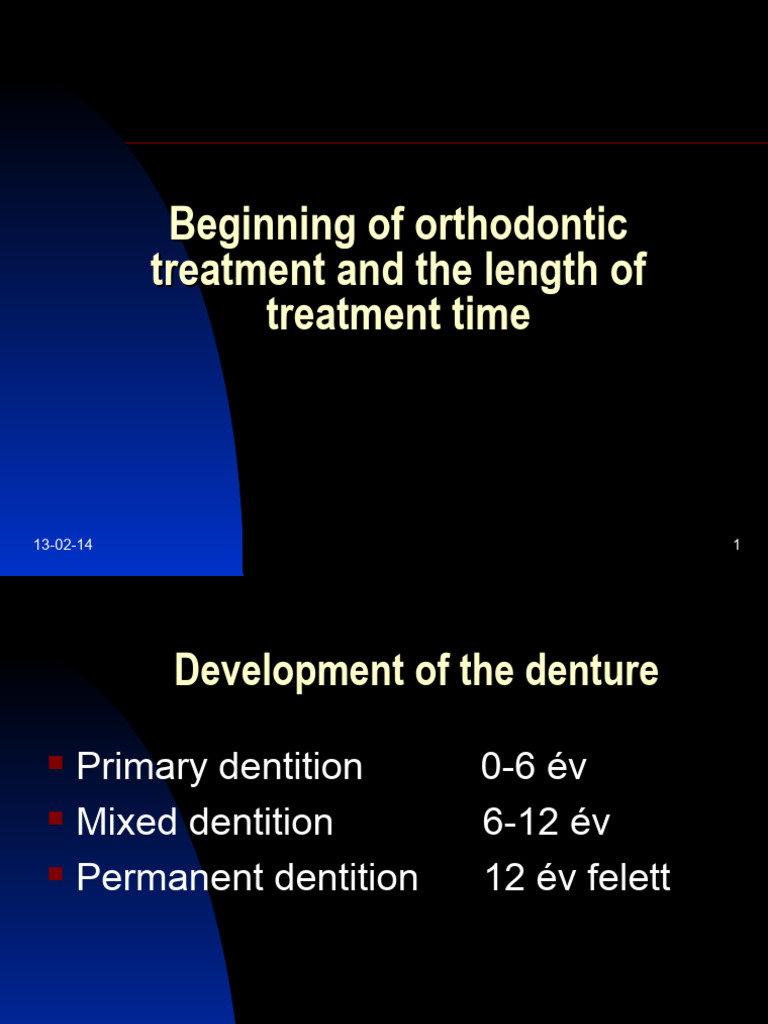 Orthodontic Treatment in Children | PDF | Orthodontics | Medical ...