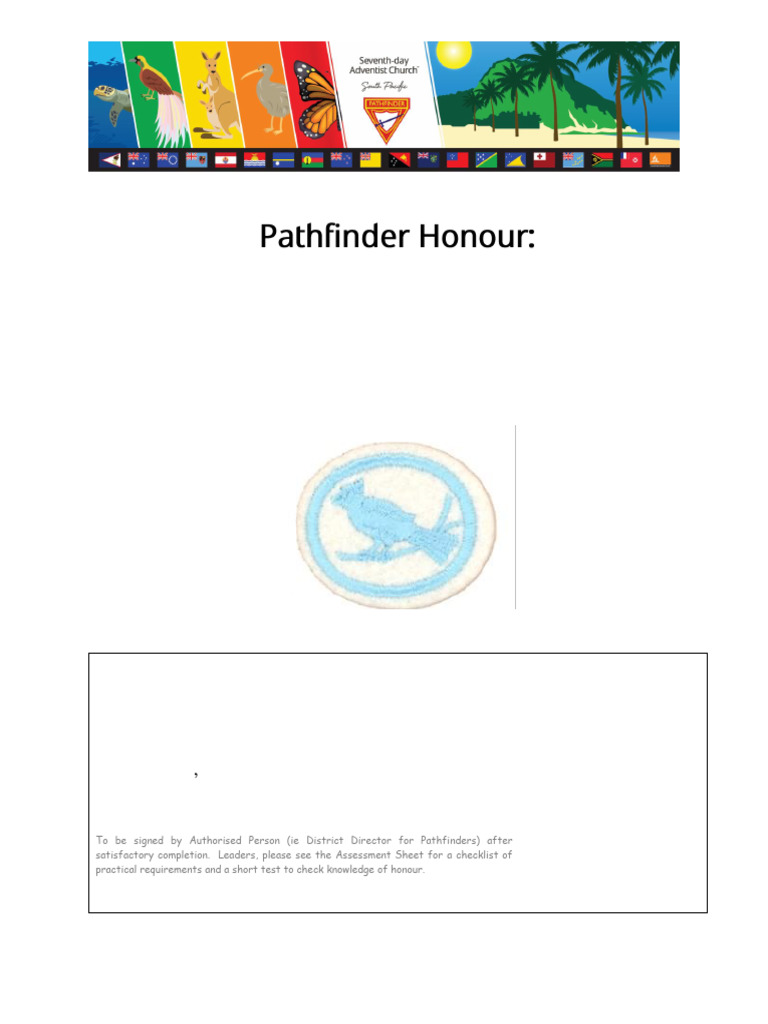 Birds Pathfinder Honour Workbook | PDF | Zoology | Ornithology